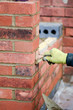 Bricklaying - pointing work