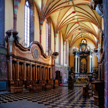 Church Interior In Frombork, Poland.