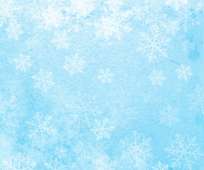 Winter Background with Snowflakes