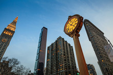Landmark Fifth Avenue Cast Iron Sidewalk Clock