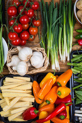 Wall Mural - farm fresh vegetables