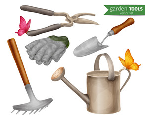 Sticker - Garden tools set