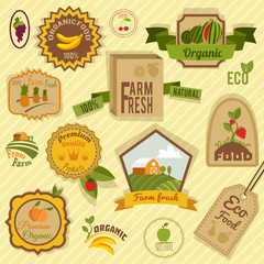 Poster - Eco labels fruits