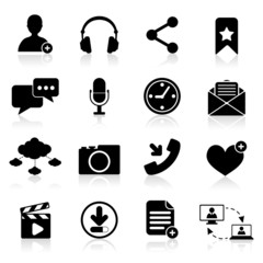 Poster - Social Network Icons