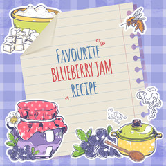 Poster - Blueberry jam poster