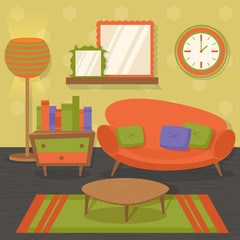 Sticker - Interior design sofa