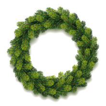 Detailed Christmas Wreath
