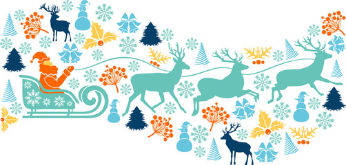 Wall Mural - Christmas decoration