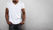 © SFIO CRACHO - Young man wearing white t-shirt