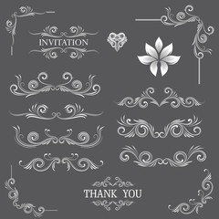 Wall Mural - Vintage Line Art Ornamental