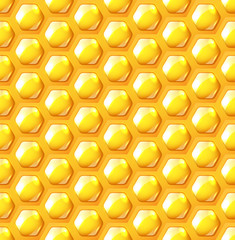 Wall Mural - Honeycomb seamless background