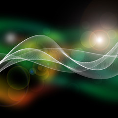 Wall Mural - abstract line curve
