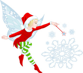 Wall Mural - Christmas Fairy