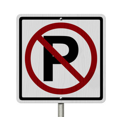 Wall Mural - No Parking Allowed Sign