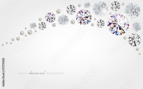 Abstract Background With Diamonds And Pearls Buy This Stock