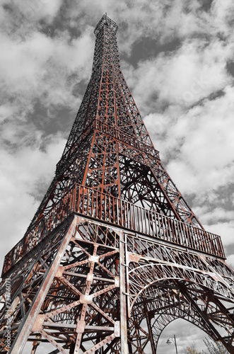 Naklejka nad blat kuchenny torre eiffel