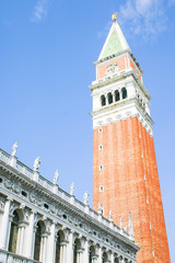 Canvas Print - Campanile San Marco in Venice, Italy