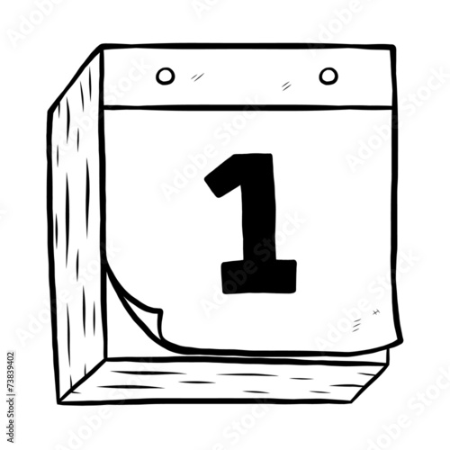 first day calendar Stock Vector Adobe Stock