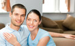© vgstudio - Young happy smiling attractive couple at home
