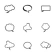 © annexs2 - Vector speech bubbles icon set