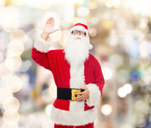 Man In Costume Of Santa Claus