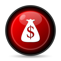 Sticker - Dollar sack icon