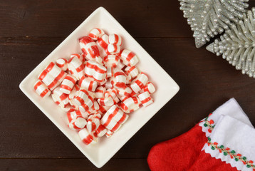 Poster - Pepermint Christmas candy