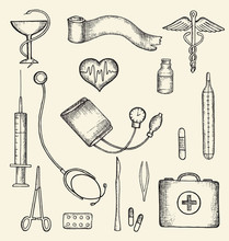 Set Of Medical Supplies