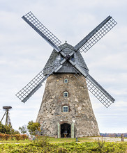 Medieval Windmill Near Cesis, Latvia