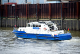 Fototapeta Psy - Polizeiboot