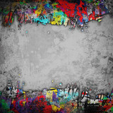 Fototapeta Młodzieżowe - grunge paint background