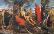 Mechelen -  The Miracle Fishing Triptych  By Peter P. Rubens