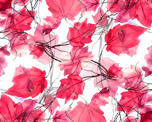 Floral Swirls Decorative Background