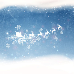 Vector Illustration of a Christmas Background