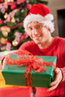 © Photographee.eu - Man and his Christmas gift
