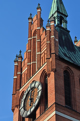 Poster - Church of the Holy family. Kaliningrad (until 1946 Koenigsberg)