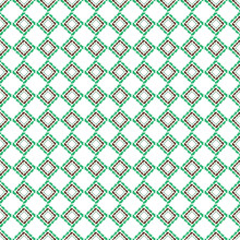 Seamless Green Diamond Shape Pattern Background