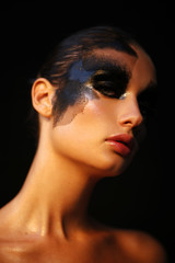 Fashion Make Up Woman Portrait