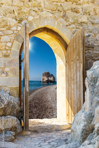 Obraz w ramie arch in the fortress