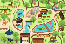 Map Of A Zoo Park