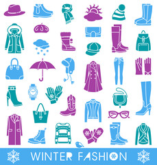 Wall Mural - Winter fashion