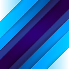 Poster - Abstract blue triangle shapes background