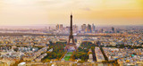 Fototapeta Krajobraz - Aerial view of Paris