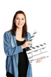 © _robbie_ - Woman with film slate