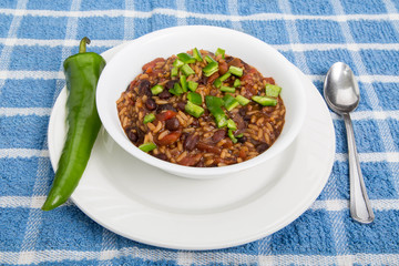 Wall Mural - Chilli with Green Chile Pepper