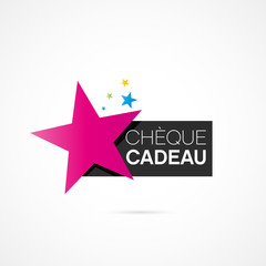 Poster - chèque cadeau