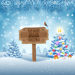 Wall Mural - Christmas background