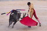 Bullfighter in a bullring