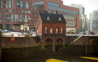 Canvas Print - Fleetschlösschen - Speicherstadt - Hamburg