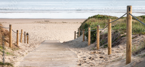 Obraz na plátně  panorámica de playa